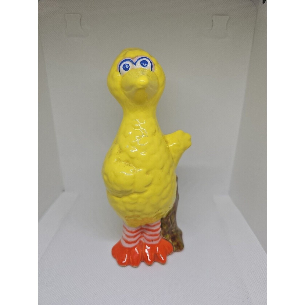 Big Bird Ceramic Figure Sesame Street B7R 1981 7" Tall